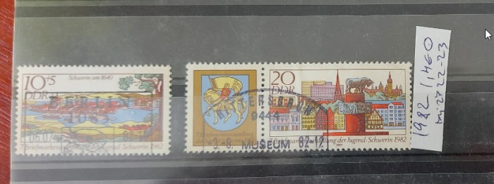 TS21 - Timbre serie DDR 1982 Mi2722-23