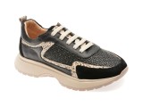 Cumpara ieftin Pantofi sport EPICA negri, 146250S, din piele intoarsa