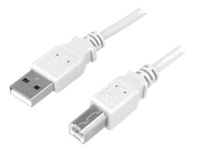 Cablu USB 2.0 A-B 5m Gri foto