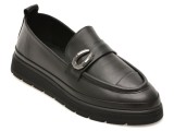Mocasini IMAGE negri, 1467018, din piele naturala