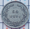 Portugalia 50 Reis - Luiz I 1889 argint - km 506 - A031, Europa