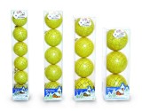Set 5 globuri 60mm decor Craquele auriu, ARBLOOM