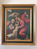Tablou antic, &bdquo;Sf&acirc;nta Familie -Rafael Sanzio&rdquo;