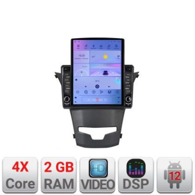 Navigatie Ssangyong Korando 2014-2019 K-1159 ecran tip TESLA 9.7&amp;quot; cu Android Radio Bluetooth Internet GPS WIFI 2+32 DS CarStore Technology foto