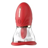 Vibrator Special Adoramor Magic Tongue Pleasure, Rosu (1 Cupa)