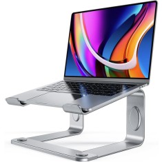 Suport laptop pentru birou Loryergo, pentru laptop cu diagonala intre 10 si 15.6 inchi, gri