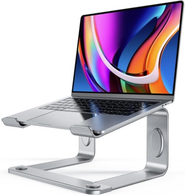 Suport laptop pentru birou Loryergo, pentru laptop cu diagonala intre 10 si 15.6 inchi, gri foto