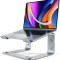 Suport laptop pentru birou Loryergo, pentru laptop cu diagonala intre 10 si 15.6 inchi, gri