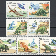 Cuba 1985 Mi 2919/25 MNH - Dinozauri Parcul National Baconao (I)