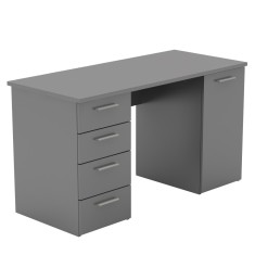 Birou DTD grafit Eustach 137x60x76,3 cm