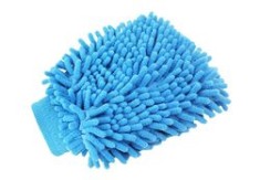 Mănușă din microfibră, albastră