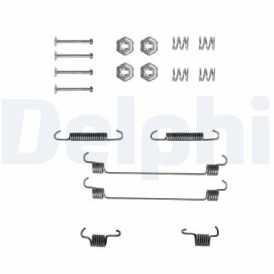 DELPHI LY1112 Set accesorii, sabot de frana foto