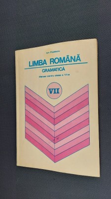 LIMBA ROMANA GRAMATICA CLASA A VII A , IMPECABILA . ION POPESCU foto