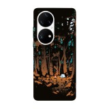 Husa compatibila cu Huawei Nova 8i model Camping in the fall, Silicon, TPU, Viceversa, Transparent, Carcasa