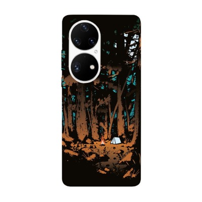 Husa compatibila cu Huawei Nova Y70 model Camping in the fall, Silicon, TPU, Viceversa foto