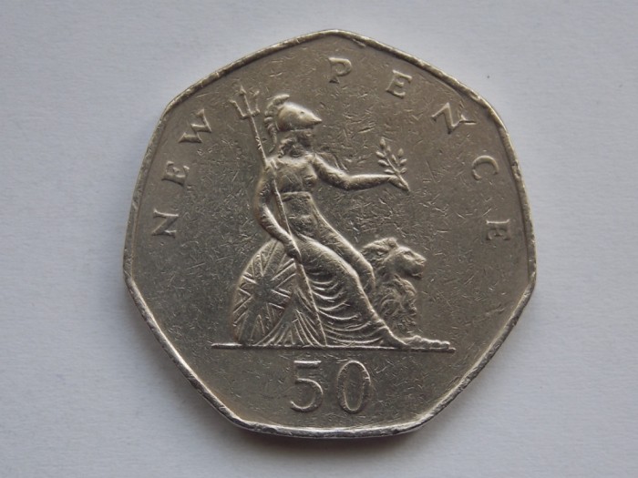 50 NEW PENCE 1977 GBR