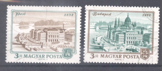 Hungary 1972 Architecture, used G.337