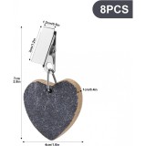 Cumpara ieftin Set 8 greutati pentru fata de masa, 7 x 4 cm, marmura, gri