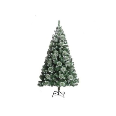 Brad Artificial, 240 cm, Verde cu Alb ModernLight Concept foto