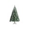 Brad Artificial, 240 cm, Verde cu Alb ModernLight Concept