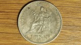 Guatemala - moneda de colectie rara - 1 real 1901 - Liberdad - senzationala !