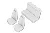 SET HUSE SCAUN FORD C-MAX 2004-2010 (SCAUNE INDIVIDUALE SPATE) CU TETIERE SPATE IN FORMA DE L, Umbrella