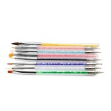 Set de pensule + punctator, 8 buc