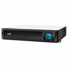 UPS APC &quot;Smart-UPS C&quot; Line Int. cu sinusoida pura cu management rack 1000VA / 600W AVR IEC x 4 1 x baterie APCRBC124 display LCD back-up 21