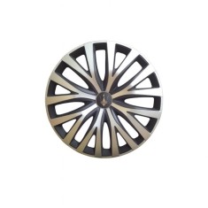 Set 4 capace roti model EVO negru+argintiu 15&quot; Cod: WD2-1SL-15 Automotive TrustedCars