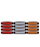 Set 12 lampi laterale LED 12-24V 3 culori disponibile