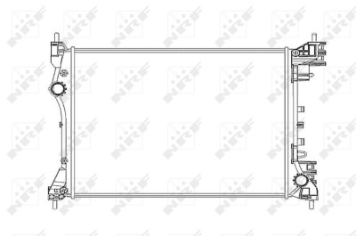 NRF 53834 Radiator, racire motor foto