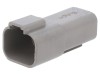 Conector BULGIN Cablu-Cablu IP68, 4 Pini, Gri, Tip Tata, Serie PX0