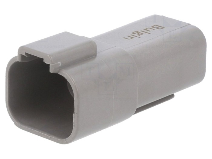 Conector cablu-cablu IP68 4 pini gri