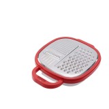 Razatare 3 in 1 cu maner si bol de plastic 20x26x7 cm, rosu
