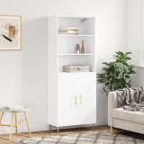 vidaXL Dulap &icirc;nalt, alb, 69,5x34x180 cm, lemn compozit