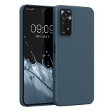 Cumpara ieftin Husa Kwmobile pentru Xiaomi Redmi Note 11 Pro/Redmi Note 11 Pro 5G, Silicon, Albastru, 57373.202, Carcasa