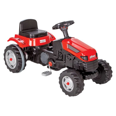 Tractor cu pedale pentru copii, 91 x 35 x 52 cm, maxim 50 kg foto