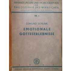 Emotionale Gotteserlebnisse - Edmund Schlink ,303870