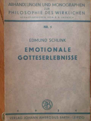 Emotionale Gotteserlebnisse - Edmund Schlink ,303870 foto