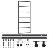Cumpara ieftin Usa glisanta cu set feronerie, 76x205 cm, sticla ESG/aluminiu
