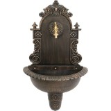 Cumpara ieftin Chiuveta de gradina 44x21x75 cm, aluminiu, efect cupru, Strend Pro