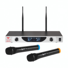 Set doua 2 microfoane wireless UHF Azusa foto