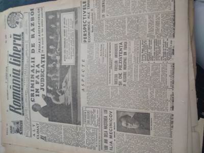 ZIAR ROMANIA LIBERA 16 MAI 1945 foto