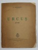 URCUS. POEME de V. VOICULESCU 1937 , PREZINTA HALOURI DE APA