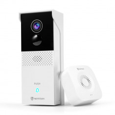 Interfon Smart cu camera HeimVision HMB1, Wireless, 1080P HD, Motion Detection, Convorbire bidirectionala, unghi larg, Control aplicatie foto