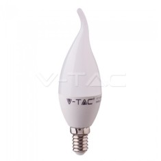 Bec LED Cip SAMSUNG 5.5W E14 Plastic Lumanare flacara 4000K COD: 118 Automotive TrustedCars