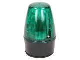 Semnalizator luminos LED verde IP65 MOF AJANG LEDS100-01-04, 10-17V AC/DC, Lumina continua/intermitenta, Temperatura -25-55gr C