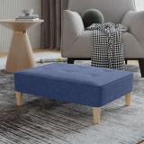 Taburet, albastru, 78x56x32 cm, material textil