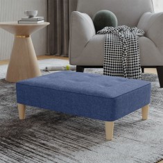 Taburet, albastru, 78x56x32 cm, material textil foto