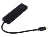 Hub USB cu soclu x2 USB A și soclu x3 USB C, mufă USB 3.2 PnP - Hub USB cu multiple porturi
